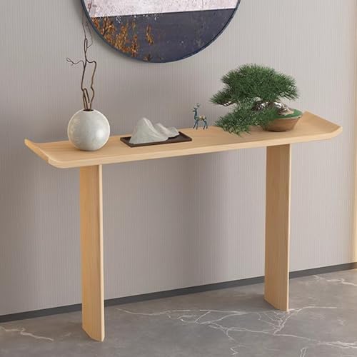 Mesa consola de madera maciza para dar vida a la entrada de casa 3