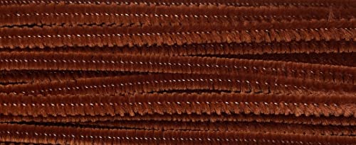Craft Pipe Cleaners Chenille Stems Medium Brown 6mm X 12
