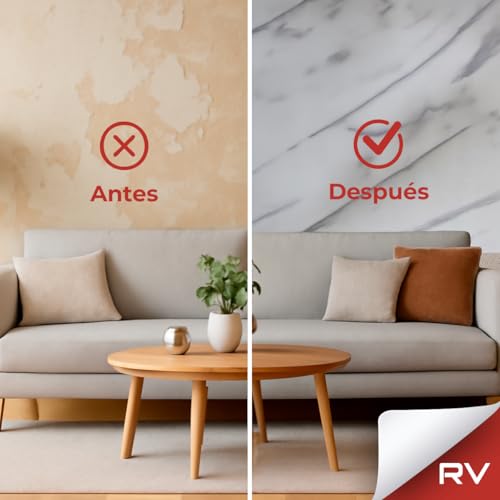 Miniatura 6 de Revestimiento De Vinilo Autoadhesivo Profesional Para Pared, Puertas, Muebles, Cocina Y Baños Mármol Blanco Beta Fina Sin Obra Alta Resistencia Km1514 - Envío Desde España - 62 X 200 Cm