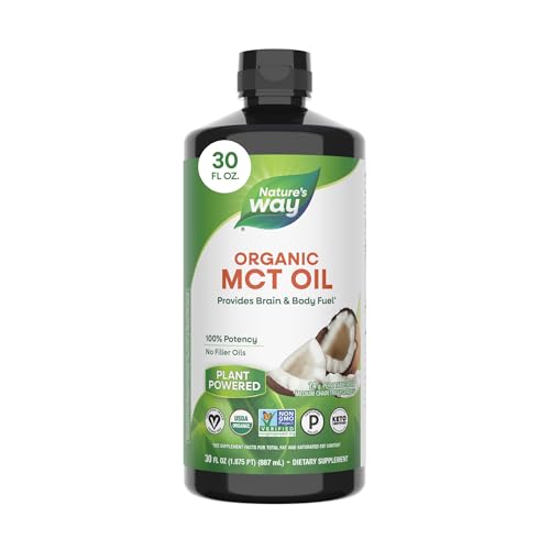 Nature’s Way Organic MCT Oil, Brain and Body Fuel*, Liquid