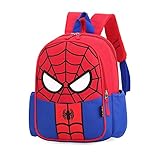 JBin Rich Little Kids Toddler Backpack,Preschool Red Backpack for Boys and Girls Ages 2-5 Years Old