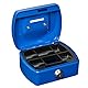 Idena 50033 - Geldkassette Mini, Größe 125 x 95 x 60 mm, Farbe Blau, 1 Stück