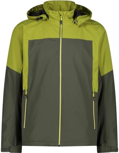 CMP Chaqueta De Hombre De Nylon Con Capucha Fija Jacket Hombres