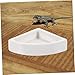 TOBBOMEY Ceramic Water Dish for Reptiles Feeding Bowl for Geckos Snakes and Lizards Stable Design for and Comfortable Mealtime Reptile Food Basin