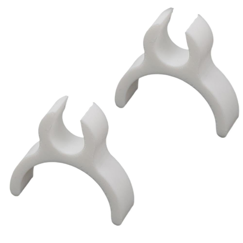 Elevador de limpiaparabrisas de invierno para coche, soporte anticongelante, Protector de hielo y nieve, accesorios separadores de limpiaparabrisas(White - 1PAIR)