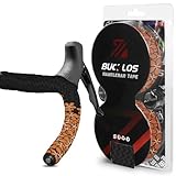 BUCKLOS Bike Handlebar Tape for Road Bike Comfortable Bicycle Handlebar Tape EVA Bike Bar Tape Grip 2 Rolls Bicycle Drop Bar Wraps Black Orange