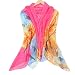 Sciarpa inverno caldo Sciarpa di gradiente in chiffon da donna Sciarpa sovradimensionata Sunscreen Asciugamano Scaffale Sale da spiaggia Scialle Sole Spring Molla e autunno 180 * 100 cm Sciarpe di set
