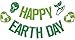 SJcysrilla Happy Earth Day Banner Happy Earth Day Decorations Environmental Protection Themed Baby Shower Party Supplies Green Glitter