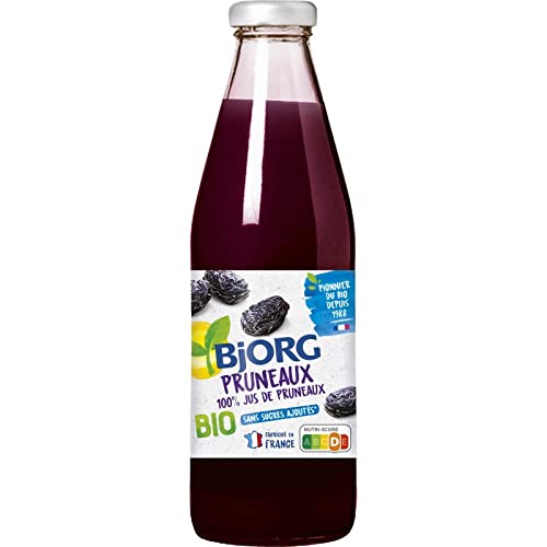 BJORG - Pur Jus De Pruneaux 75Cl - Lot De 4