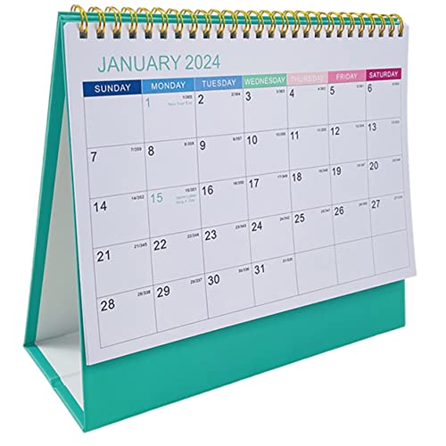 FUNOMOCYA 2024 Desk Calendar Work Desk Decor Extra Large Desk Calendar Desktop Calendar 2024 Daily Calendar Daily Desktop Calendar 2023-2024 Calendar Small Desk Calendar 2024 Standing Flip