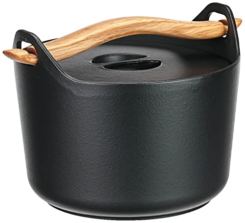 Iittala Sarpaneva 3Ltr Black Enamelled Cast Iron Pot #TOP5