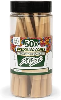 PURIZE® Pre Rolled Cones XTRA 50er - Vorgerollte Cones mit XTRA Slim Aktivkohlefilter - Großpackung