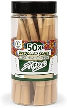 PURIZE® Pre Rolled Cones XTRA 50er - Vorgerollte Cones mit XTRA Slim Aktivkohlefilter - Großpackung