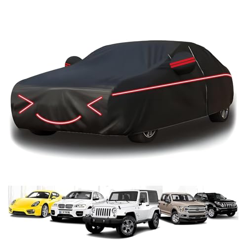 Funda Coche para Cadill𝐚c Sevilla V 1998-2004 (499 x 190 x 141cm),Forro de algodón,Resistente a la Lluvia y la Nieve,Resistente al Sol,Resistente a Altas temperaturas
