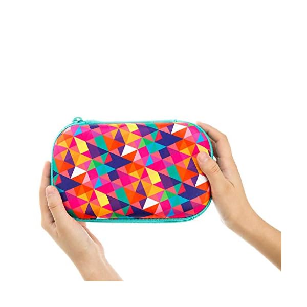 ZIPIT Colorz Box Federmäppchen, Bunte Dreiecke – Bild 7