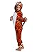 ABENCA Fleece Kids Tiger Onesie Pajamas Christmas Halloween Animal Cosplay Sleepwear Costume.Tiger.140
