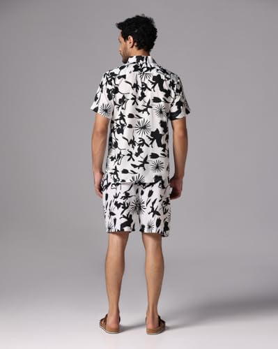 Image of DHRUVI TRENDZ Men Lycra Co-Ord Set