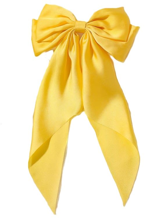 Starvis Satin Hair Bows with Big Ribbon Clips, Vintage Styled Bows for Women and Girls Hair Bow Women Satin Silky Layered Hair Barrettes French Style Gift for Girls-image-37