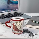 Produkteigenschaften:Die Tasse ist praktisch und sicher gestaltet, mit einem verstärkten, rutschfesten Boden. Das umweltfreundliche Material ist robust und praktisch. Der glatte Tassenrand sorgt für ein angenehmes Trinkerlebnis. Der ergonomische Henkel bietet einen bequemen Griff, und das Keramikmaterial ist langlebig und ideal für den täglichen Gebrauch.