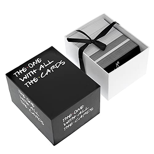 The One with All The Cards Game for Friend TV - Box Against The Friend Card Games Your Party Games Table Card Games (Black)
