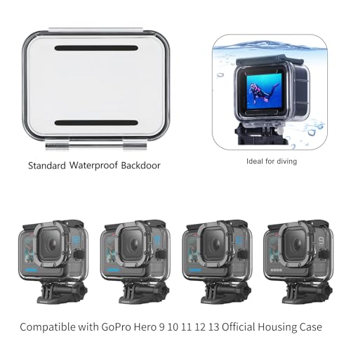 SOONSUN-Floaty-Backdoor-for-GoPro-Hero-9-10-11-Black-Official-Waterproof-Protective-Housing-Case