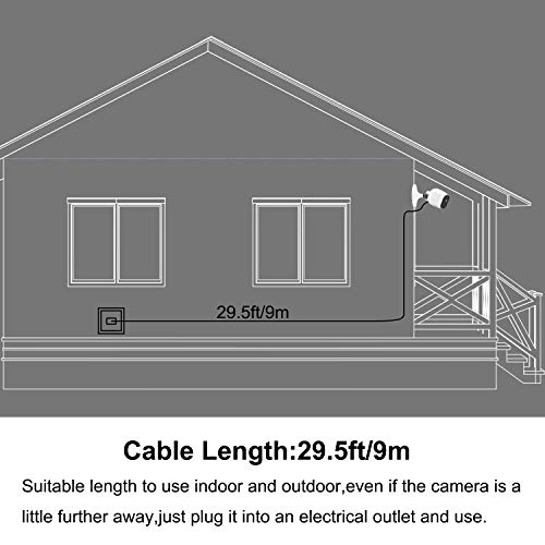 Cavo di ricarica Arlo Pro BECEMURU Quick Charge