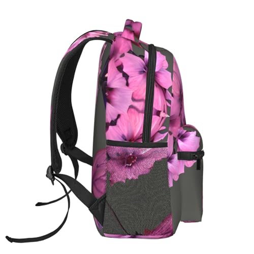 Sac à dos imprimé papillons et fleurs étanche protégeant vos affaires