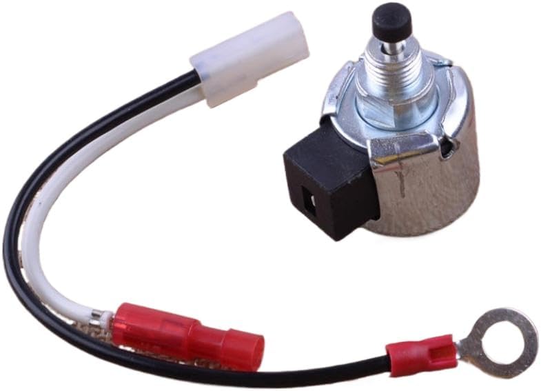 2-Pin Carburetor Fuel Solenoid Kit with Gasket Compatible with CH11S-16127, CH11S-16134, CH16S-45509 and Other CH/CV Series Engines