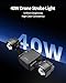 LKTOP Mavic 3 Enterprise Drone Spotlight for DJI Mavic 3T/Mavic 3E Strobe Light Accessories, 3000 Lumen 40W LED Anti-Collision Searchlight Night Flight Lighting Lamp for Search/Rescue/Patrol/Farm