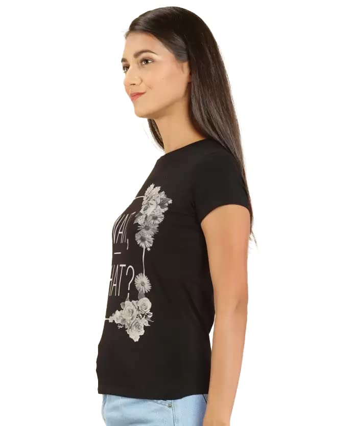 Image of Lyra Women's Cotton Regular Fit T-Shirt