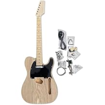 Vetimobato Diy Electric Guitar Kit for Adults & Teens Build Your Own Electric Guitar with Mahogany Body,Rosewood Fretboard Neck, All Components 6 Strings Diy Guitar Kit TZ-67