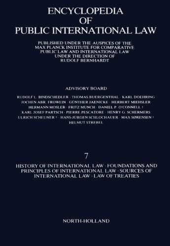 History of International Law Foundations and Principles of ...