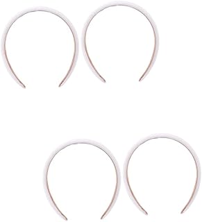 Didiseaon 4 pcs headband DIY Hair Accessories for Women sponge fabric hair band Sponge Thick Hairbands women Headwrap Headwear hard Hair Hoops Women Hair white sponge cloth thin section Miss