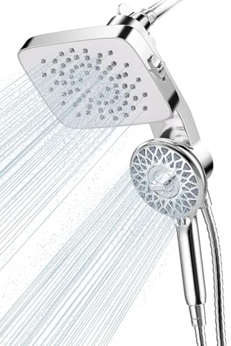 Cobbe® Dual Shower Head with Magnetic Handheld, Chrome