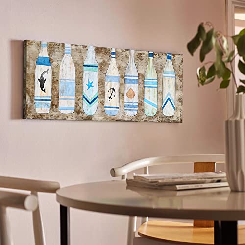 Acinterior 06-11901648 Nautical Wall Art Oars Artwork Lake Time Print Rowing Picture Modern Sailing Canvas Painting thumb #3