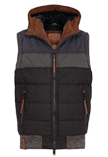 Naketano Kara Ben Nemsi Vest Dark Blue Dark Green