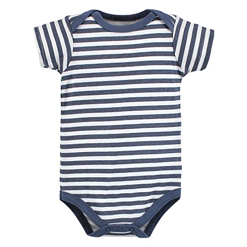 Image of Hudson Baby Unisex Baby Cotton Bodysuits 5-pack