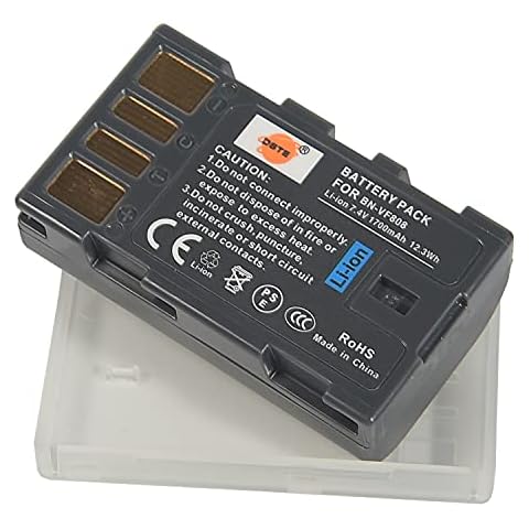 DSTE® BN-VF808U Rechargeable Battery for JVC Cameras Cover
