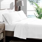 Unique Beddings Heavy 1500-TC 100% Pima Cotton 6-PCs Sheet Set (1 Fitted, 1 Flat, 4 Pillowcase) Fits