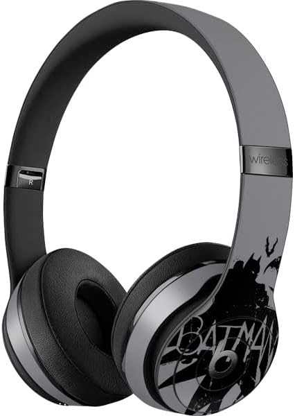 Skinit Decal Audio Skin Compatible with Beats Solo 3 Wireless - Officially Licensed DC Comics Batman Silhouette Art Design