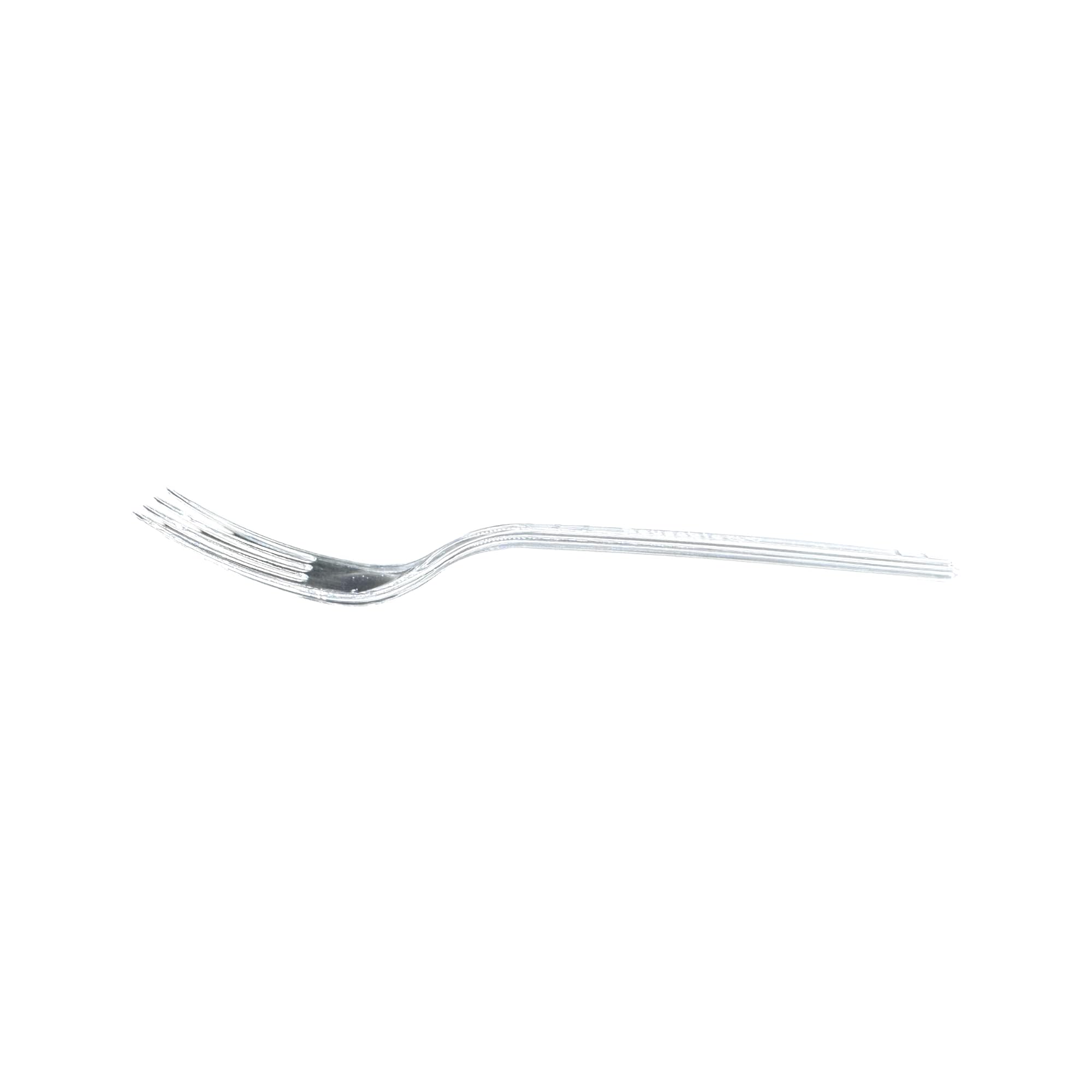1000 Fourchettes Élégantes Réutilisables en Plastique Cristal de 18 cm, Couverts Réutilisables Solides Pour Professionnels, Idéals Pour La Vente À Emporter, Les Fêtes Et Les Événements