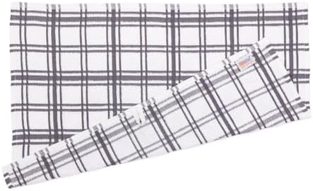 MÜkitchen Premium Kitchen Towels, 20x30 inches, 100% Cotton, Set of 4 (Stainless)