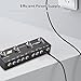 Btuty 3 Loop Box Guitar Effect Pedal with Channel Selection True Bypass Guitar Effects Loop Switcher Pedal Channel Switcher Box Aluminum 6.35mm Input Output