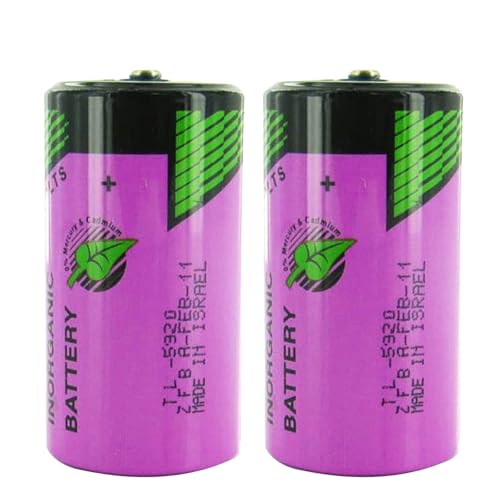 DZYZWSGFCLJX [2 Pack] 3.6V TL-5920 Lithium Battery for Tadiran Series TL-5920 Battery (ER26500 / LS26500), 8500mAh