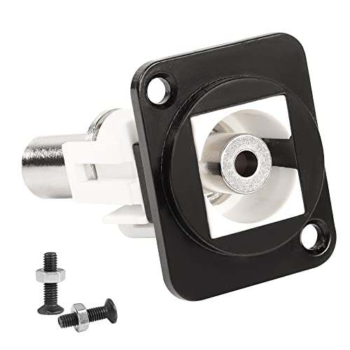 Acoplador de panel TRS 3.5mm estéreo para extensión de auriculares sin pérdida de señal