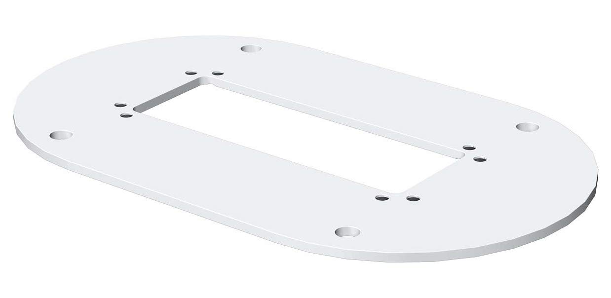 Placa base ISSBP70140 Obo-bettermann blanco puro para canales de cables