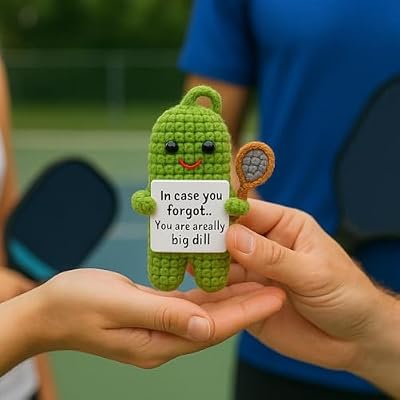 Pickleball Gifts, Funny Pickle Doll for Men Women