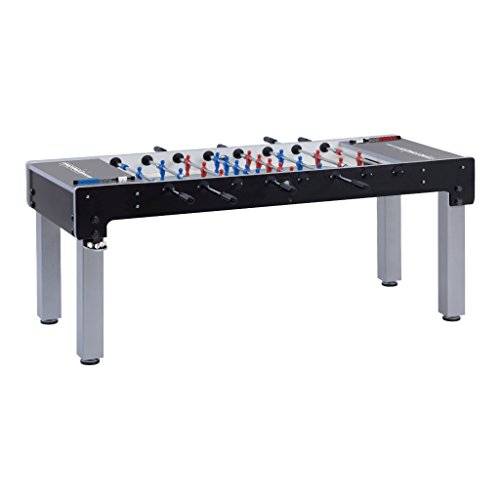 Preisvergleich Produktbild Garlando Kicker Champion Höhe speziell für Rollstuhlfahrer geeignet schwarz / Silber