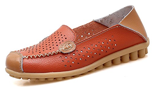 Image of VenusCelia Women's Floral Comfort Walking Flat Loafer