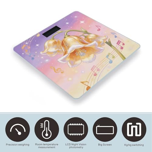 Báscula Digital Precisa Jingle Bloom 180kg Pantalla LCD miniatura 3